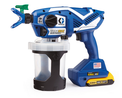 GRACO Ultramax HH Cordless -Sladdlös färgspruta för lösningsmedels- & vattenbaserade färger