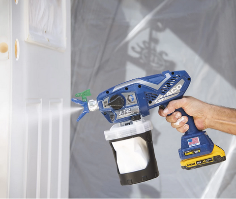 GRACO Ultramax HH Cordless -Sladdlös färgspruta för lösningsmedels- & vattenbaserade färger
