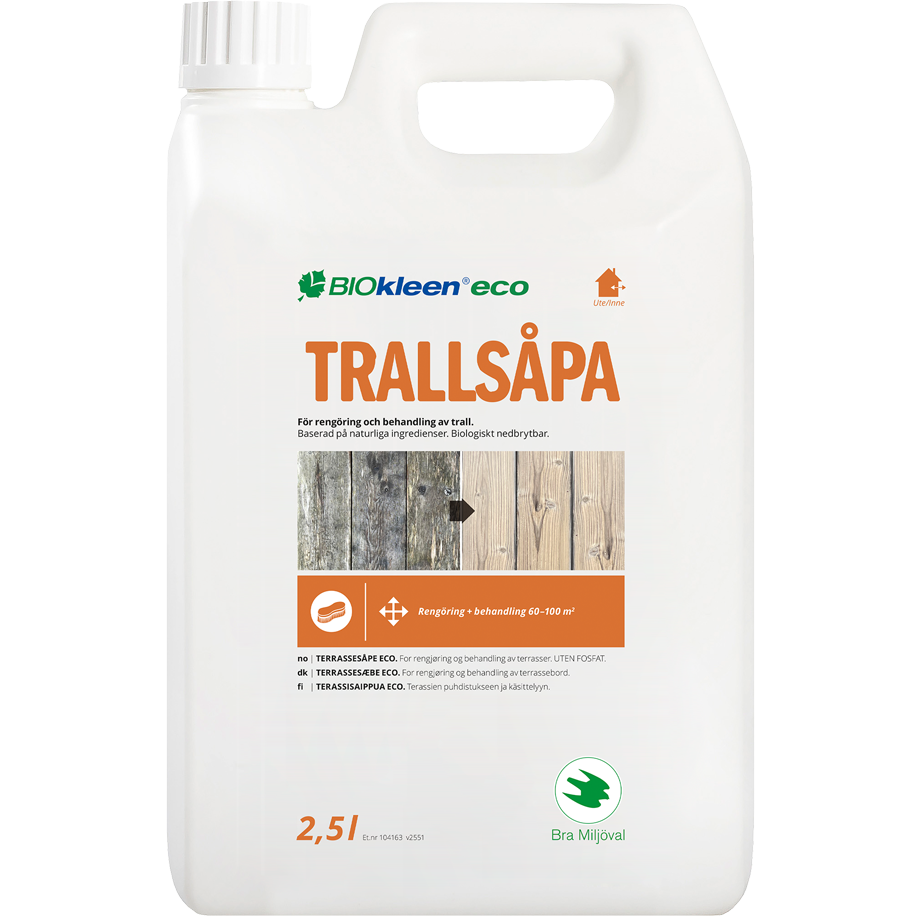 Biokleen Trallsåpa ECO - 2,5L Ersätter Trallschampo