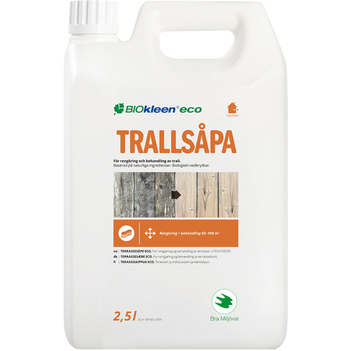 Biokleen Trallsåpa ECO - 2,5L Ersätter Trallschampo