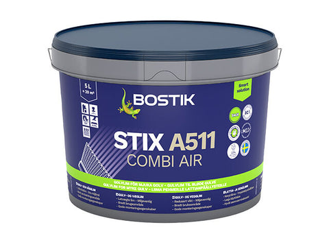 Bostik Stix A511 Combi Air Vit - Lättviktslim för golv och vägg