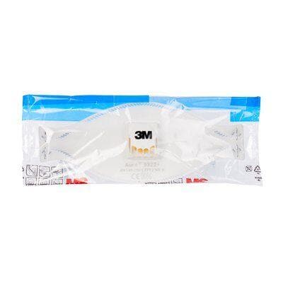 3M™ Aura™ filtrerande halvma, FFP2, ventil 9322+SP