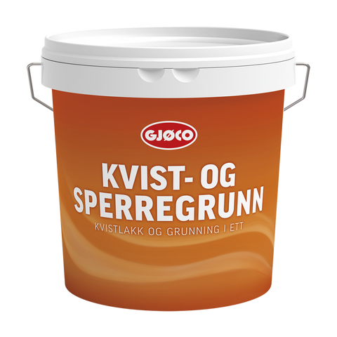 Gjøco Kvist og Sperregrunn  Motverkar effektivt kvistgenomslag.