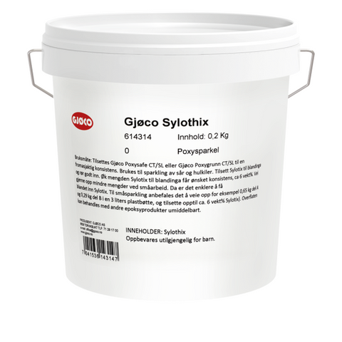 Gjøco Sylothix Fyllnadsmedel - 0,2kg (3liter)