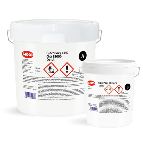 Gjøco Poxy C HD S3000-N Kit inkl. härdare 14,8kg - Extremt god slitstyrka.