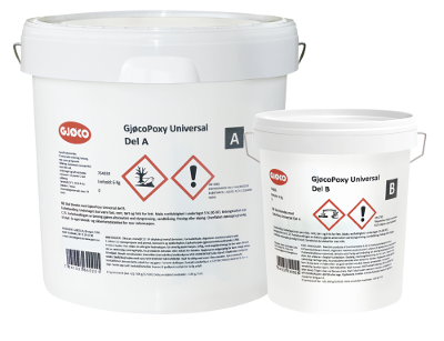Gjöcopoxy Universal Kit Epoxy Primer Ink. härdare (A8+4kg) - 12kg