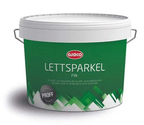 Gjøco Proff Lättspackel Fin - 10L