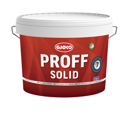 Gjöco Gjøco Proff SOLID 5 S-0500N - 9L – högkvalitativ produkt för professionell målning och underhåll
