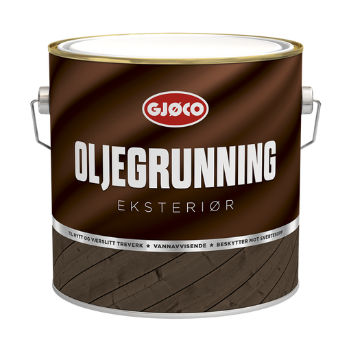 Gjøco Oljegrunning Exteriör Vit. Vattenavvisande oljegrundning.