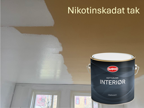 Gjøco Heftgrunn Interiör Hvit  Matt all-round oljegrundning.