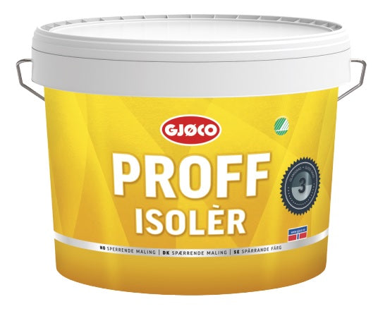 Gjöco Proff Isolér Glans 10 Vit-Bas - 9L