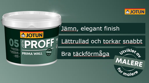 JOTAPROFF PRIMA WALL 05 - BASER - BASER Snygg matt finish och god slitstyrka