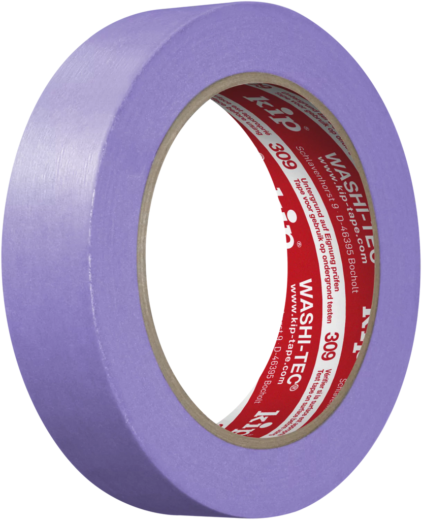 Maskeringstejp med låg vidhäftning för tapet, papper, spacklade och nymålade ytor. 24mm