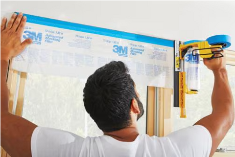 3M™ Hand-Masker™ Förmonterad maskfilm+tekp M3000