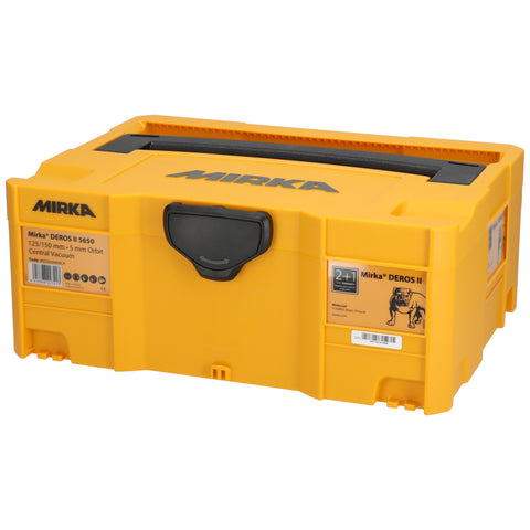MIRKA DEROS II 5650 EU Ø 125/150mm, orbit 5.0mm i plastcase