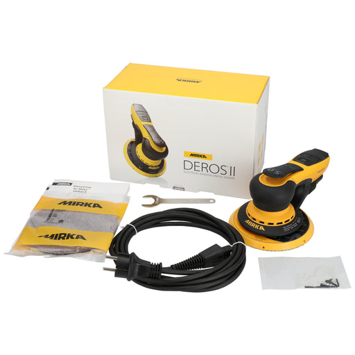 MIRKA DEROS II 650 EU 150mm Orbit 5.0mm i papperskartong