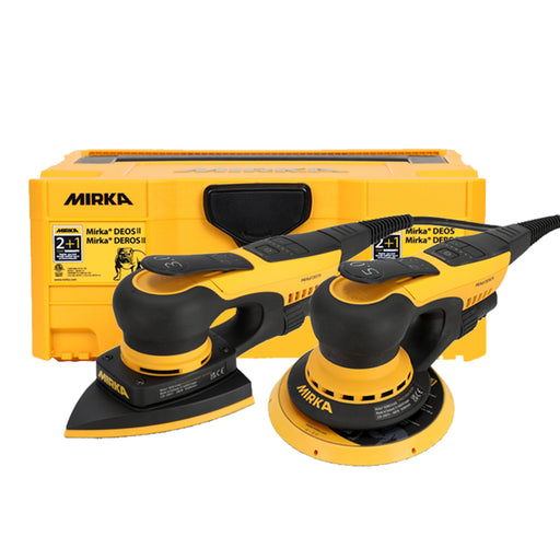 MIRKA DEROS II 650 + DEOS II 663 kit i plastbox