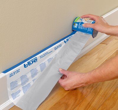 3M Hand-Masker Folie blåtejp & hållare 60,9 x 27,4