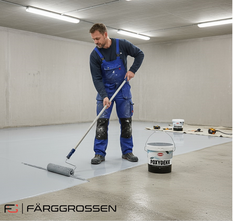 Gjøco Poxydekk (EPV) Komplett KIT Del1+Del2 Valfri kulör