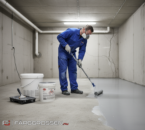 Gjøco Poxy MF Kit inkl. härdare - Förhindrar effektivt inträngning av radon.