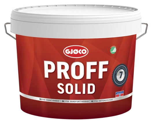 Gjøco Proff SOLID 5 Vit och Baser