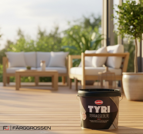 Gjøco Tyri Terrasseolje - Färdiga kulörer