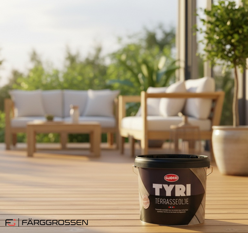 Gjøco Tyri Terrasseolje - Färdiga kulörer