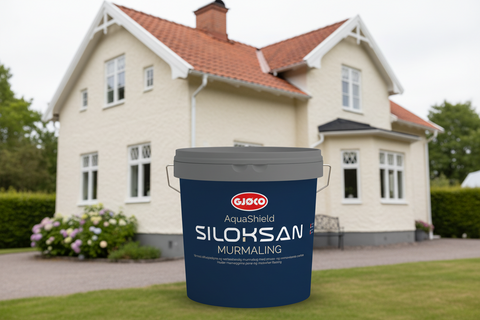 Gjøco AquaShield Siloksan Murmaling - Färdig kulör ljusgrå