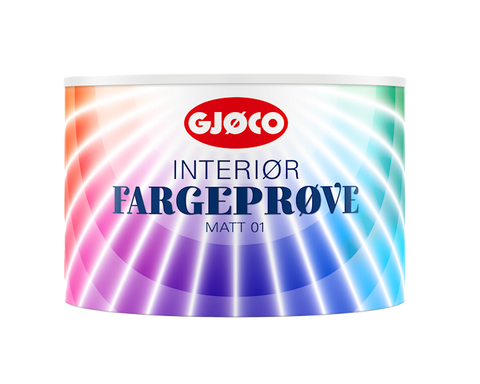 Gjøco Interiör Färgprov - 0,45L - Baser