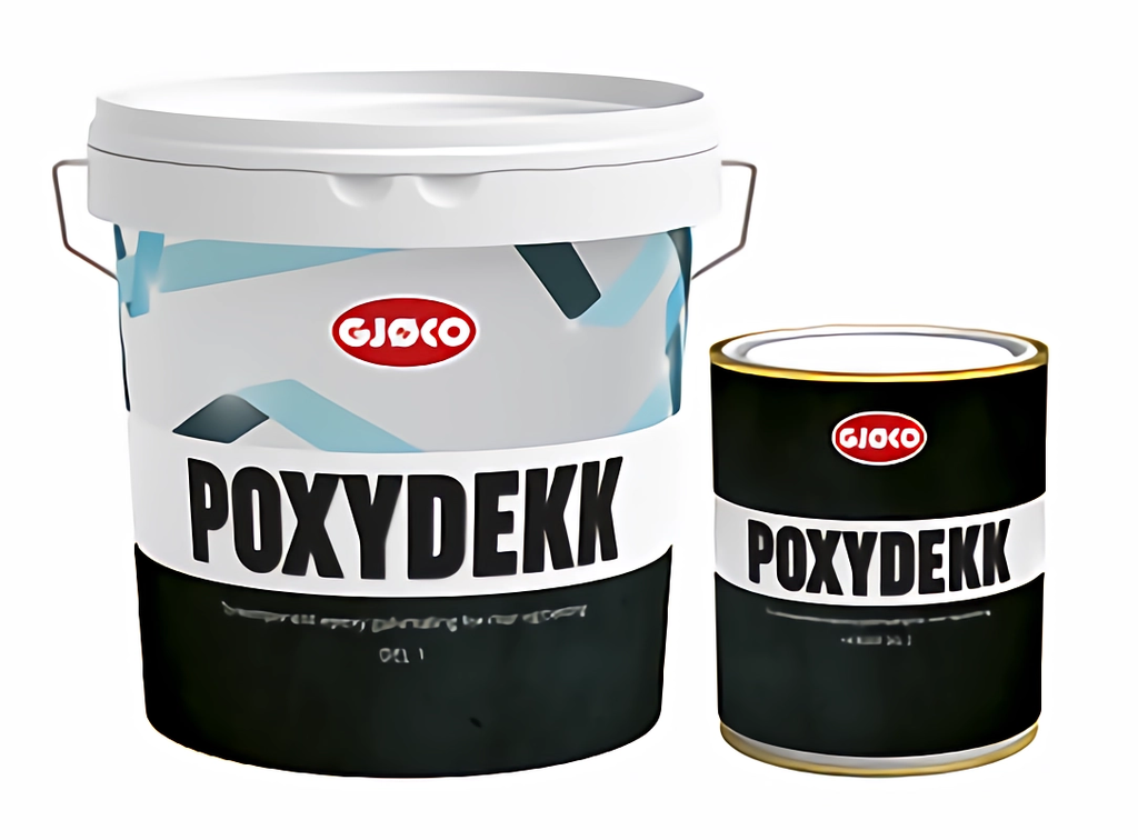 Gjöco Gjøco Poxydekk (EPV) KOMPLETT KIT Del1+Del2 - Ljusgrå RAL 7038 – högkvalitativ produkt för professionell målni...