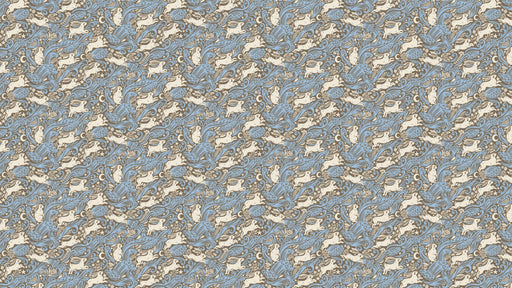 Reveal Tapet Celestial Sea Rabbit - half d- Cobalt