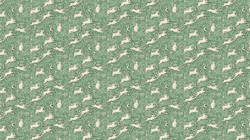 Reveal Tapet Celestial Sea Rabbit - half d - Green