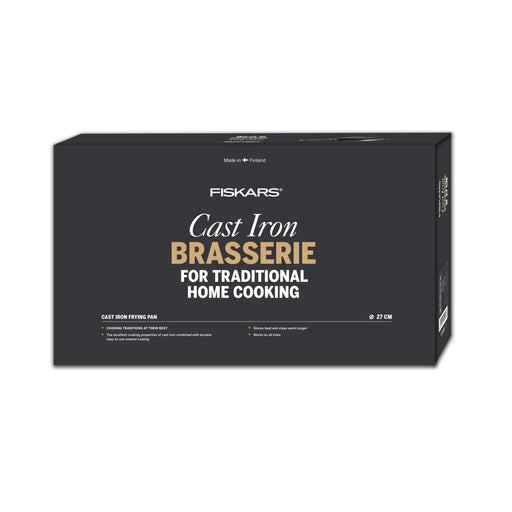 Fiskars Brasserie stekpanna 27 cm emaljerad