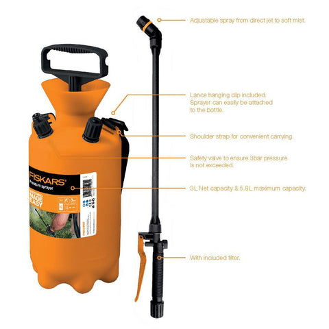 Fiskars Tryckspruta 5L