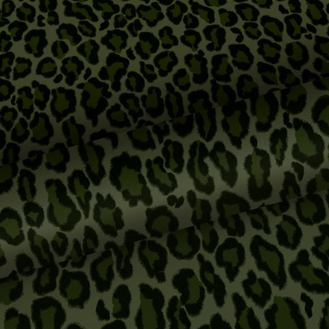 ESTAhome tapet leopardskinn - mörkgrönt