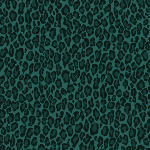 ESTAhome tapet leopardskinn smaragdgrönt