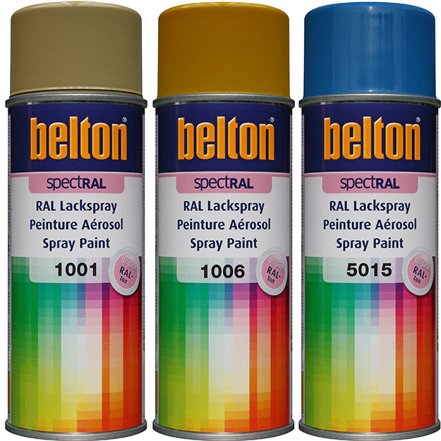 Belton spray RAL-Kulörer