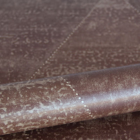 Origin tapet slitna metalltrianglar - rostbrunt