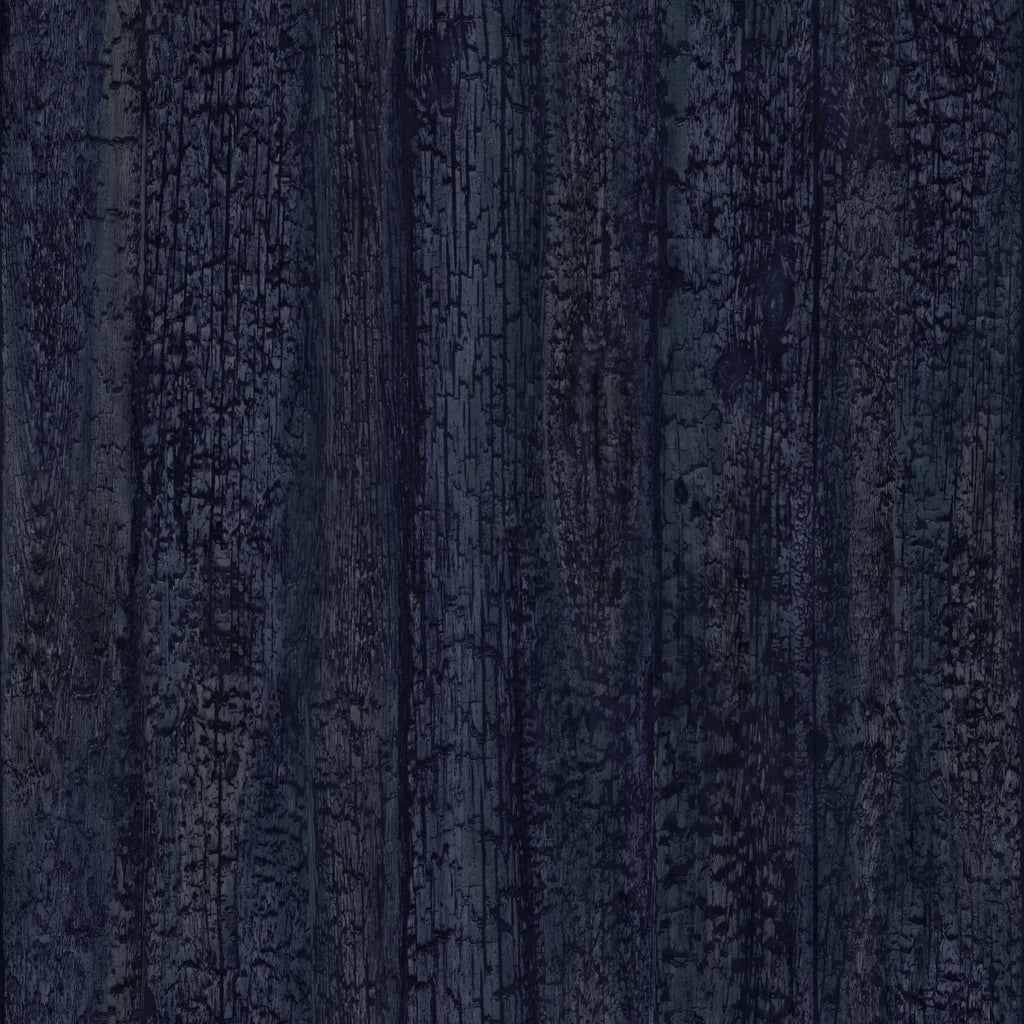 Origin tapet träplankor - mörkblått