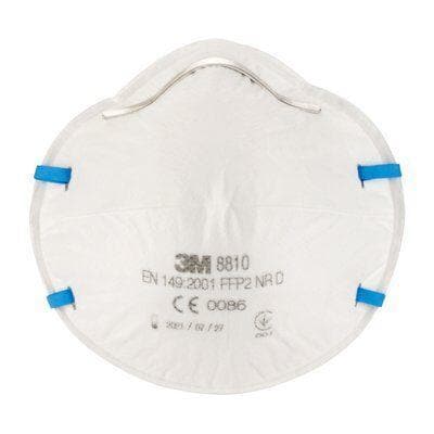 3M™ filtrerande halvmask, FFP2, utan ventil, 8810 8810 - 20-pack