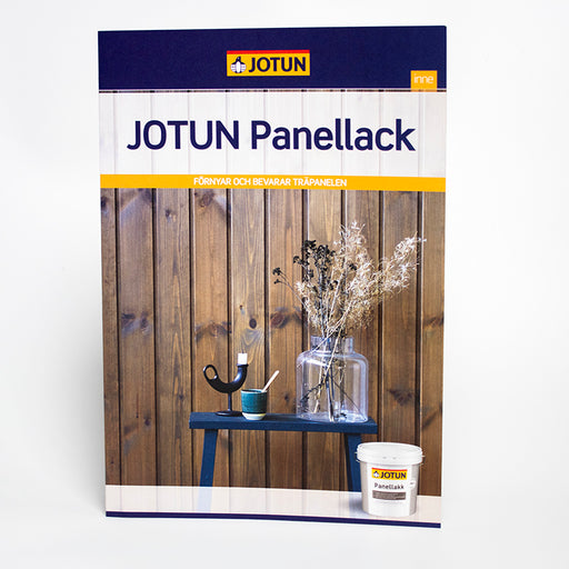 En bild på Broschyr Jotun - Jotun panellack inne 2018 på Färggrossen.nu