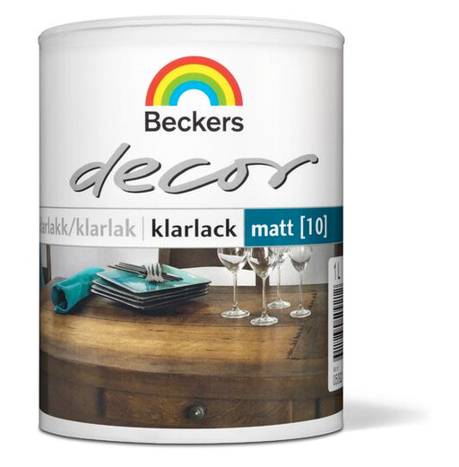 Beckers Decor Klarlack Matt - 500ml
