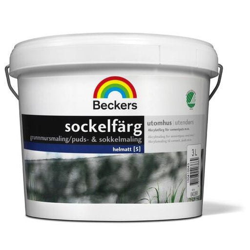 En bild på Beckers Sockelfärg, Baser på Färggrossen.nu