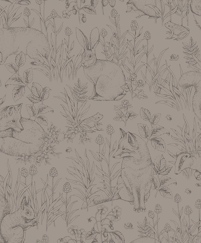 Boråstapeter Newbie Wallpaper Forest Friends- 7487