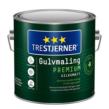 TRESTJERNER GOLVFÄRG PREMIUM MATT  - UTGÅR, ersättare finns