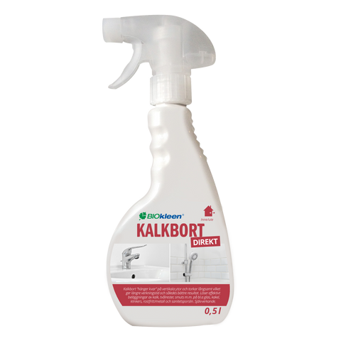 Biokleen Kalkbort Direkt, spray Får endast säljas till och användas av proffs.