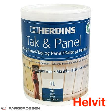 Herdins Tak- & Panelvitt Helvit