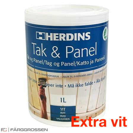 Herdins Tak- & Panelvitt Extra Vit