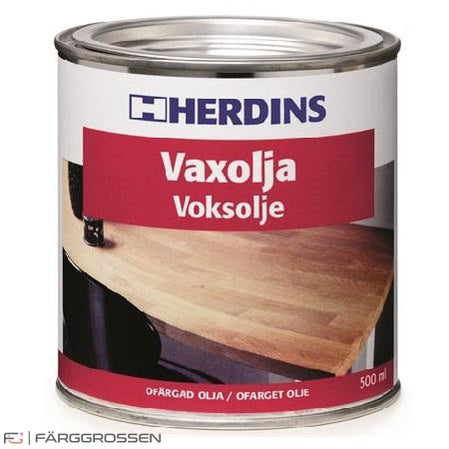 En bild på Herdins Vaxolja på Färggrossen.nu