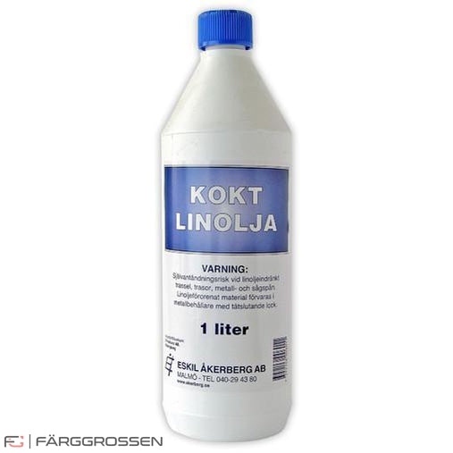 En bild på Linolja Kokt i plastflaska på Färggrossen.nu